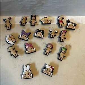 CROCS Women's Slippers with Colorful Charms